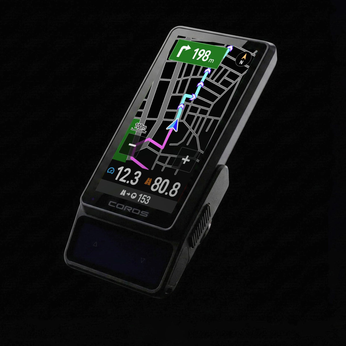 COROS DURA 2 SOLAR – navigace odbočku po odbočce na mapě